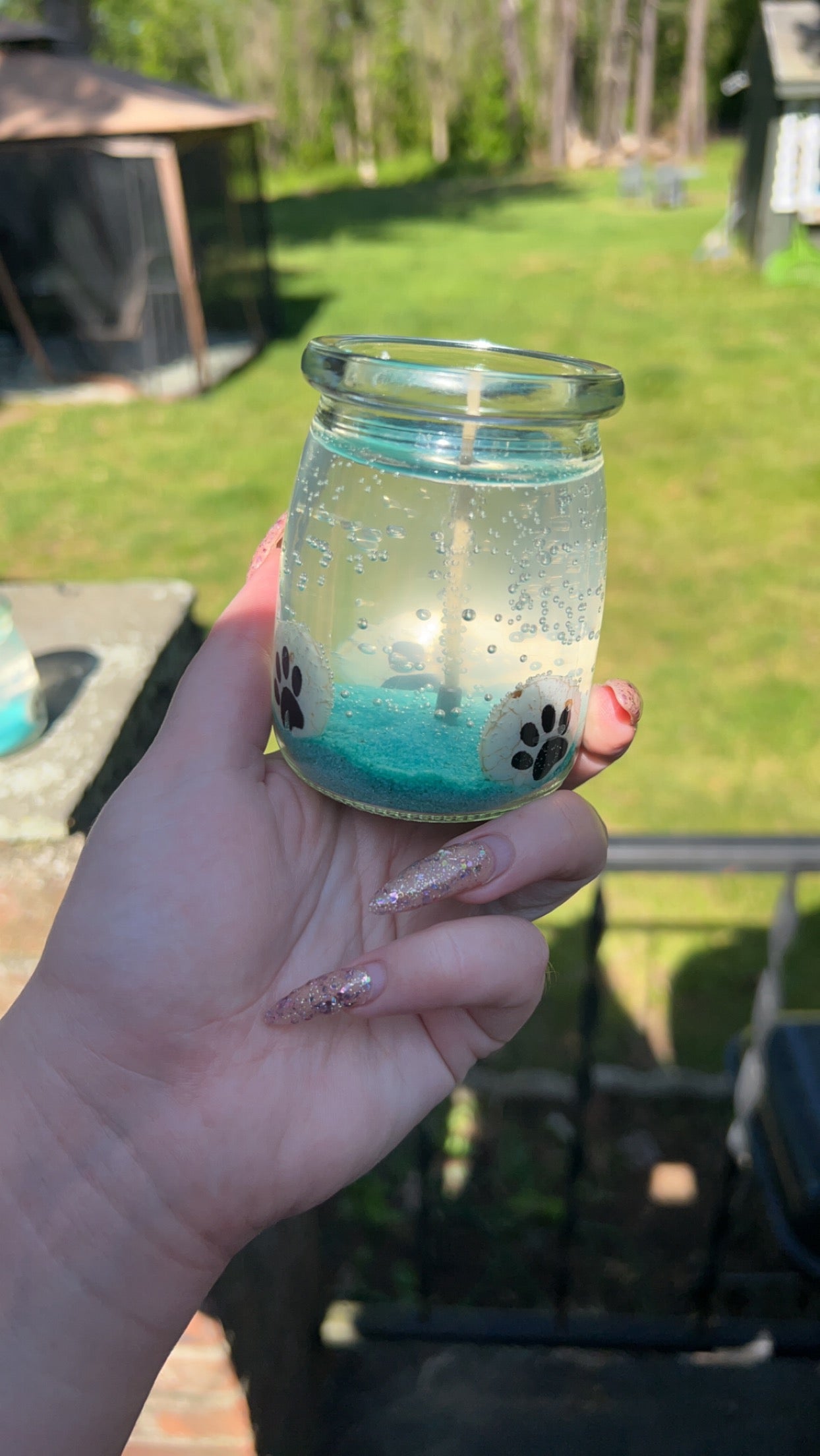 Midsummers night gel candle