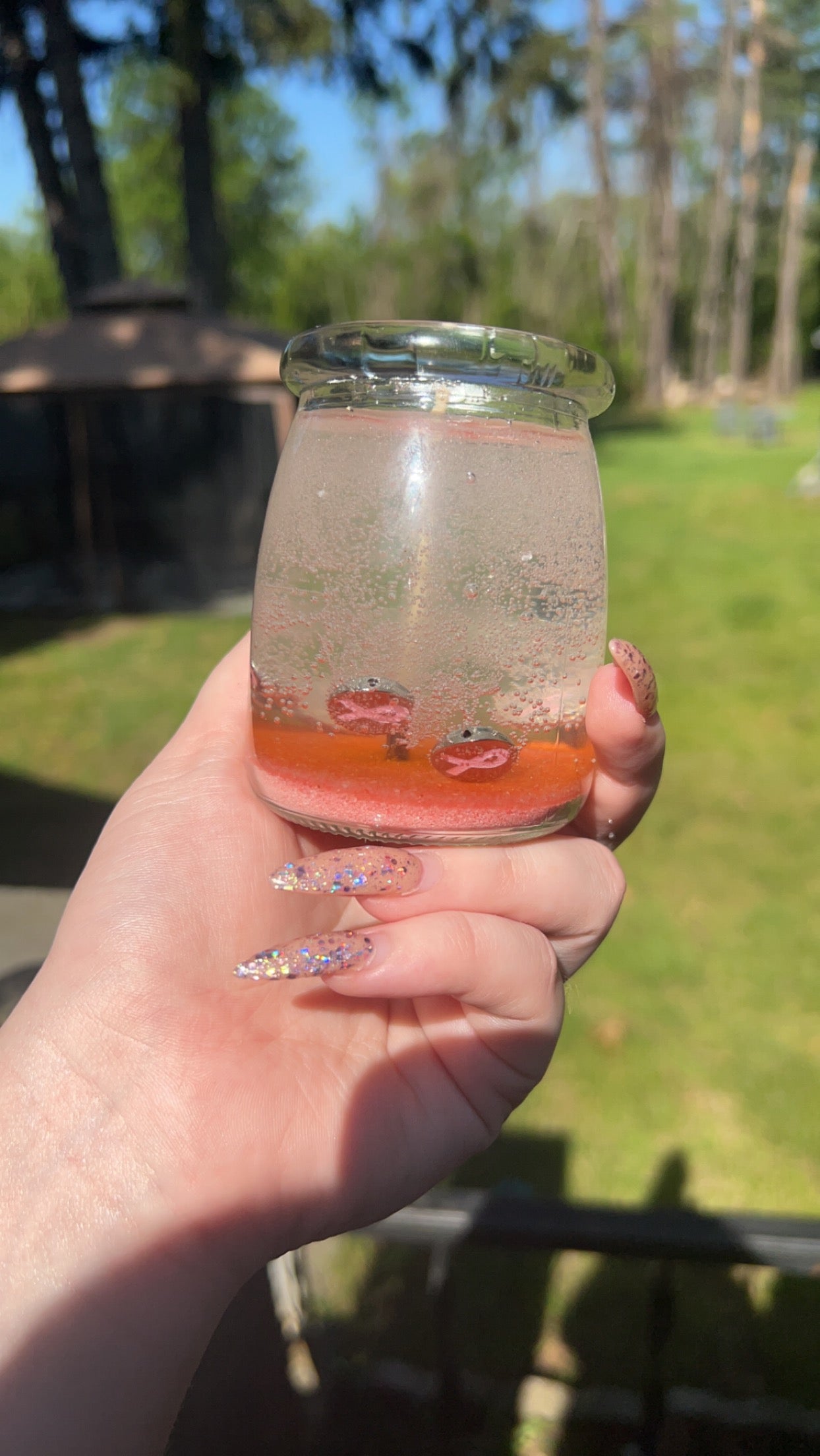 Berry bramble gel candle