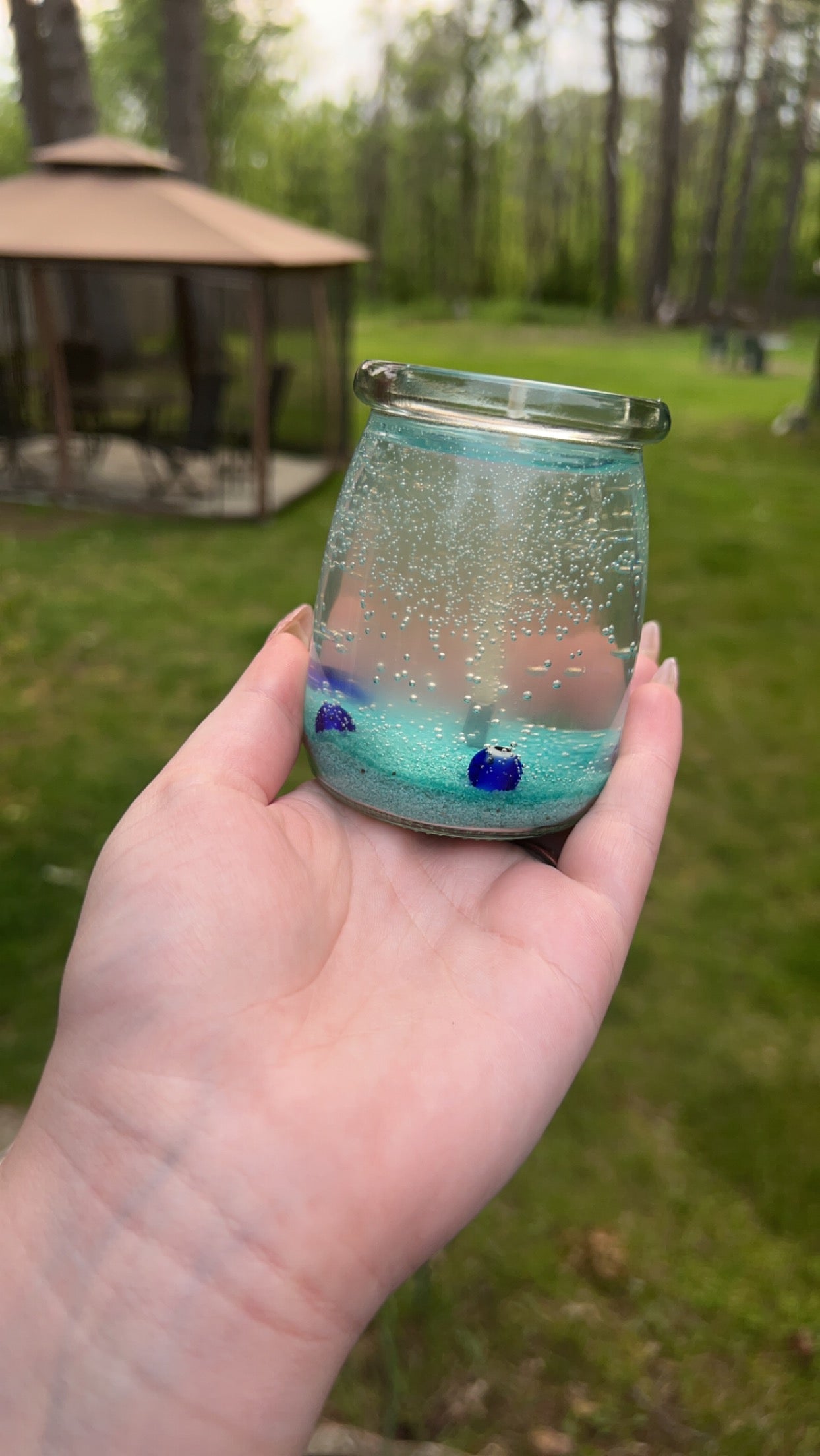 Berry bramble gel candle